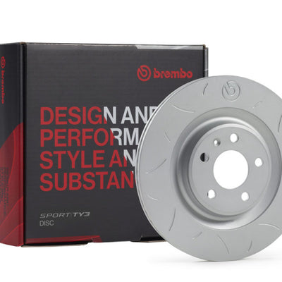 Brembo 00-08 סובארו WRX STI AWD אחורי TY3 ספורט דיסק רוטור - 316X20