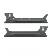 Road Armor 2018+ Jeep Wrangler JL 2-Durs Stealth Rocker Guards - Tex Blk
