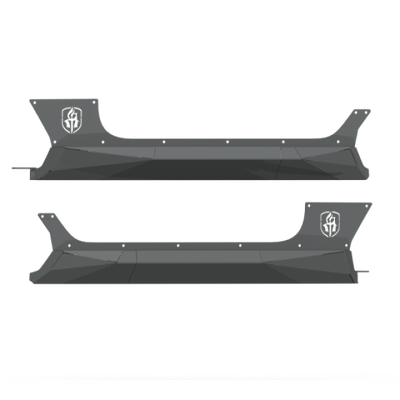 Road Armor 2018+ Jeep Wrangler JL 2-Durs Stealth Rocker Guards - Tex Blk