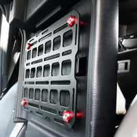 BuiltRight Industries 10in x 7.5in Tech Plate פלדה לוח הרכבה - שחור