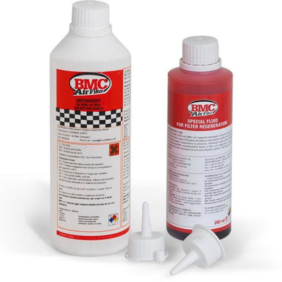 ערכת שטיפת מסננים מלאה של BMC - חומר ניקוי 500 מ"ל ובקבוק שמן 250 מ"ל