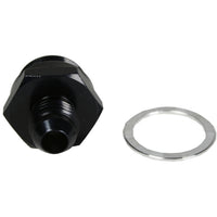 Aeromotive AN-06 Holley Carb 7/8 אינץ' x 20 חוטים מתאם קערת הזנה כפולה