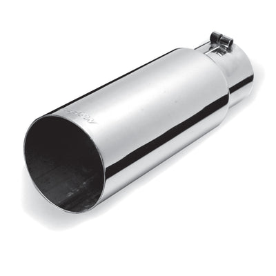 קצה גיבסון עגול קיר יחיד בחיתוך ישר - 4 אינץ' OD/3.5 אינץ' כניסת/אורך 12 אינץ' - אל חלד