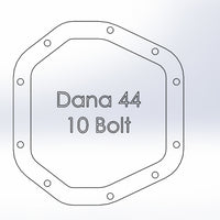 aFe Diff Cover 97-18 Jeep Wrangler (TJ/JK) רק Dana 44 Axle קדמי או אחורי (Pro Series)