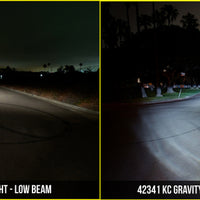 KC HiLiTES 07-18 ג'יפ JK (לא עבור רוביקון/סהרה) 7 אינץ'. Gravity LED Pro DOT פנס (Pir Pack Sys)