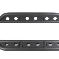 Fishbone Offroad 07-18 Jeep Wrangler JK 4 דלתות פלדה מדרגות צד - מעיל אבקה שחור