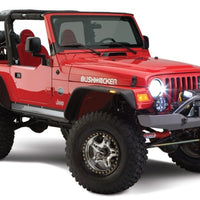 Bushwacker 97-06 Jeep Wrangler Flat Style Flares 4pc - שחור
