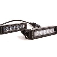 Diode Dynamics 6 In LED Light Bar שורה אחת ישרה SS6 - סרגל אור רחב לבן (זוג)