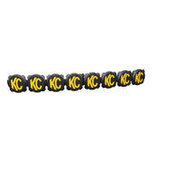 KC HiLiTES אוניברסלי 50 אינץ'. Pro6 Gravity LED 8-Light 160w Combo Beam Radius בר אור