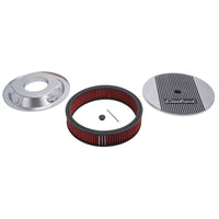 Edelbrock Air Cleaner Elite II 14In קוטר עם 3In Element מלוטש