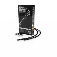 Goodridge 03-14 Triumph Speedmaster Rear Brake Line Kit - שחור