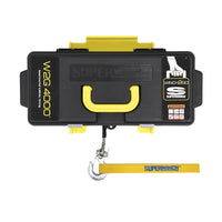 Superwinch 4000 LBS 12V DC 3/16in x 50ft חבל סינטטי Winch2Go