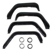 Fishbone Offroad 07-18 Jeep Wrangler פגושי צינור קדמי/אחורי - אלומיניום Blk Txtrd Pwdrcoat (סט של 4)