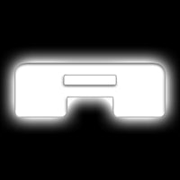 ORACLE Lighting תגי אותיות לד אוניברסלי מואר - מט גימור משטח - ראה אחריות