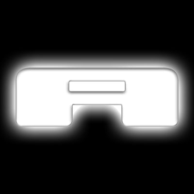 ORACLE Lighting תגי אותיות לד אוניברסלי מואר - מט גימור משטח - ראה אחריות