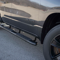 Fishbone Offroad 2019+ Dodge Ram 1500 Crew Cab מדרגות צד סגלגלות - מרקם שחור