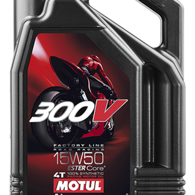Motul 4L Factory Line Racing Road Racing 300V 15W50