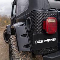 Bushwacker 97-06 Jeep Wrangler Trail Armor פינות אחוריות - שחור