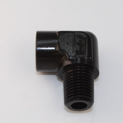 Fragola 1/8 צינור מרפק 90 מעלות זכר/נקבה - שחור