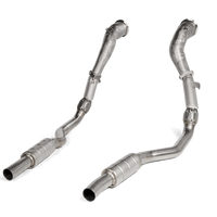 Akrapovic 2020 Audi RS6 Avant (C8) DownPipe (SS) עם סט צינורות קישור (לא מתאים ל-L-AU/SS/6)