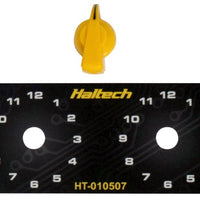 ערכת לוח מתגים כפולים של Haltech עם ידית צהובה
