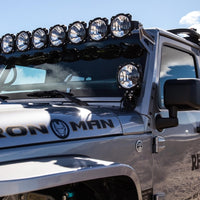 KC HiLiTES אוניברסלי 50 אינץ'. Pro6 Gravity LED 8-Light 160w Combo Beam Light Bar (ללא התקנה)