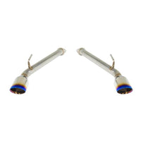 הערה 2017+ אינפיניטי Q60 אגזוז אחורי עם קצה דופן כפול אל חלד שרוף