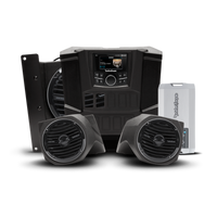 Rockford Fosgate 15-17 Polaris Ranger (Gen 1) 400 וואט סטריאו קדמי רמקול עם ערכת סאב וופר