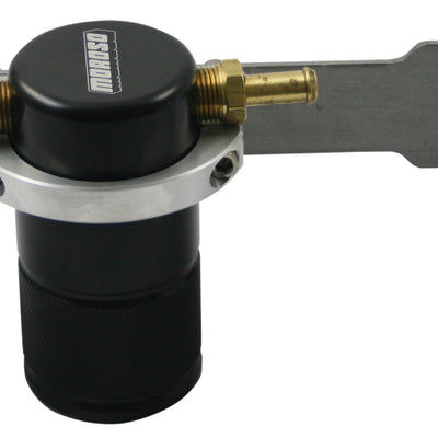 Moroso 08-14 Cadillac CTS-V פח מפריד אוויר/שמן - גוף קטן - בילט אלומיניום - גימור שחור