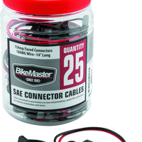 BikeMaster Sae Wire w/Fuse - אמבט 25 חלקים