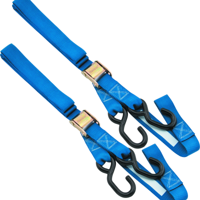 BikeMaster Tiedown 1-1/2 Softhook משולב - כחול