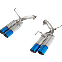 הערה 2022+ סובארו WRX BOSO Edition אגזוז סרן אחורי עם קצה אל חלד שרוף