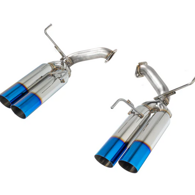 הערה 2022+ סובארו WRX BOSO Edition אגזוז סרן אחורי עם קצה אל חלד שרוף