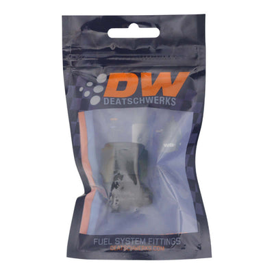 DeatschWerks 10AN מפחית התלקחויות נקבה ל-6AN זכר - שחור מט אנודייז