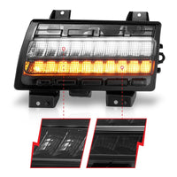 ANZO Wrangler 18-21/Gladiator 20+ LED סמן צד אורות עשן עם אות רציף