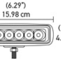Hella Value Fit Mini 6in LED Light Bar - הדום קרן הצפה