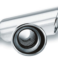 פתח מפלט בורלה 2.25 אינץ' 4 אינץ' עגול זווית מגולגלת חיתוך תהודה x 13 אינץ' קצה פליטה ארוך