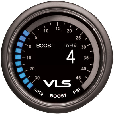 Revel VLS 52mm 30inHg-45PSI דיגיטלי OLED Boost מד