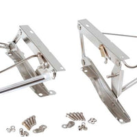 Kentrol 76-90 Jeep CJ/Wrangler YJ צמד כנים מושב - כסף מלוטש