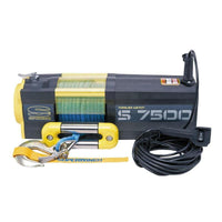 Superwinch 7500 LBS 12V DC 5/16in x 54ft חבל סינטטי S7500