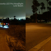 KC HiLiTES 07-18 ג'יפ JK 7in. Gravity LED Pro DOT מאושר פנס ראשי חלופי (יחיד)