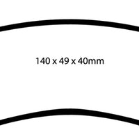 EBC 07-11 Ford Explorer Sport Trac 4.0 Yellowstuff רפידות בלם אחוריות