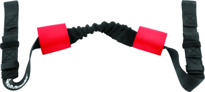 BikeMaster Bar Harness Tiedown Assist - שחור/אדום