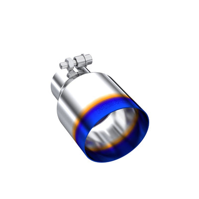 קצה קצה שרוף MBRP 2.5 ID 4 ID Out אורך 6.5 קיר בודד חתך 304 נירוסטה