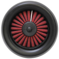 מסנן אוויר Dryflow AEM - עגול מחודד 5 אינץ' OD עליון x 6 גודל בסיס OD x 5.563 אינץ' H x 3 אינץ' מזהה אוגן