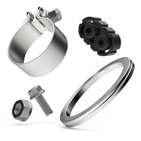 MagnaFlow 2020 ג'יפ גלדיאטור 2.5 אינץ' סדרת סורקי סלעים יציאה יחידה אחורית SS Cat-Back אגזוז ללא טיפ