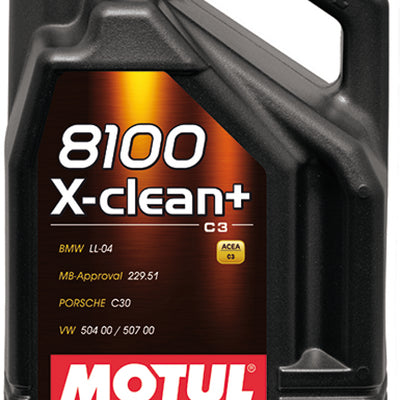 Motul 5L שמן מנוע סינטטי 8100 5W30 X-CLEAN Plus