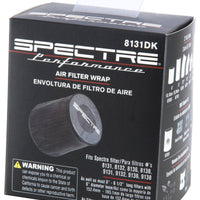 Spectre Universal Pre-Filter Wrap 6 אינץ'. x 6.125 אינץ'. - שחור