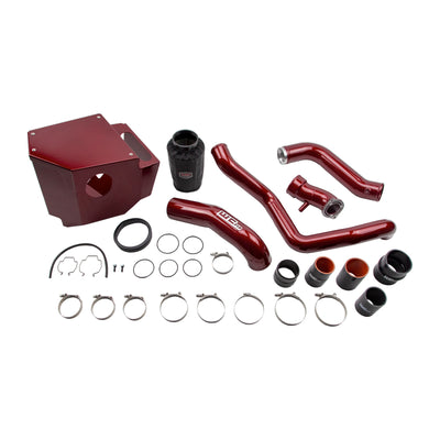 Wehrli 20-24 שברולט 6.6L LP5 Duramax High Flow Intake Kit - לבן מבריק