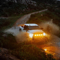 KC HiLiTES SlimLite 8 אינץ'. LED Light Shield נהיגה (מגן בלבד) - ענבר